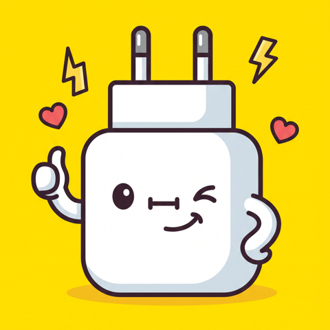 チャンネルアイコンのチャージくん